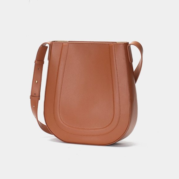 Cowhide hand bag for women one shoulder slant bag main image 4